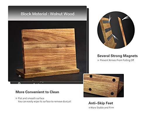 YARENH 5-Piece Damascus Stainless Steel Knife Set, Professional Chef