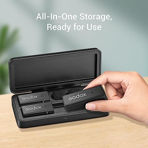 GODOX Wireless Mini Microphone, 100m Range, 2.4GHz