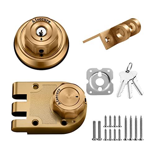 AIsecure Twist Lock Deadbolt: Keyless, Heavy Duty Security