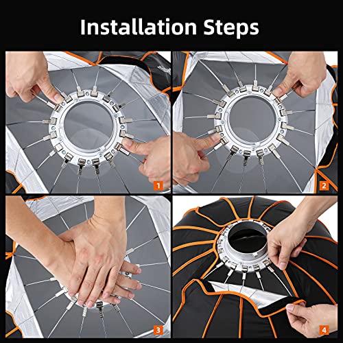 Godox QR-P90 35.5" Parabolic Softbox for Studio Flash