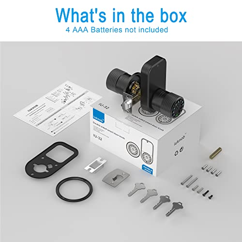 Double Sided Keypad Door Knob with Keyless Entry