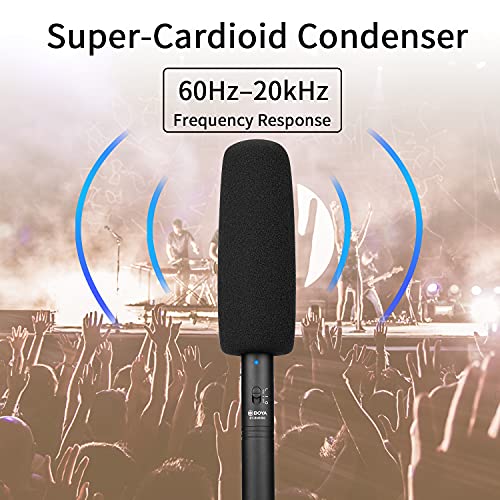 Boya XLR Shotgun Microphone for Canon, BY-BM6060