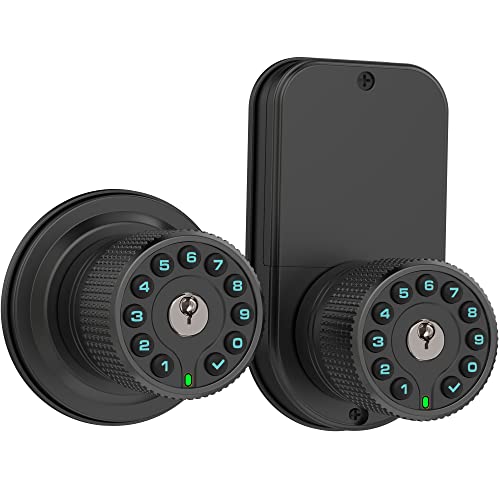 Double Sided Keypad Door Knob with Keyless Entry