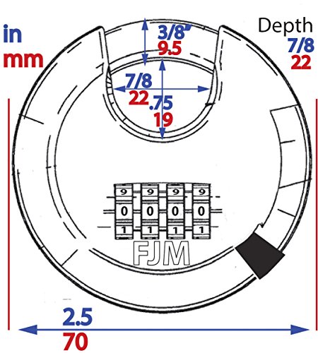 FJM Security VIP Smart Shopper Disc Padlock Set