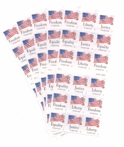 Four Flags Forever Stamps - 90 Total Stamps