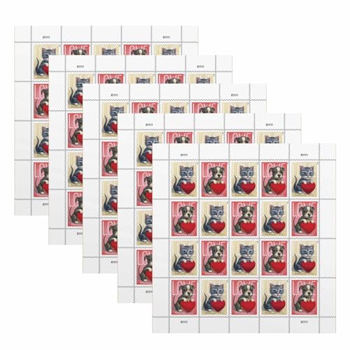 USA Postal Service Forever Postage Stamps Cats Dogs