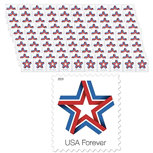 Star Ribbon 100 Forever VIP Postage Stamps