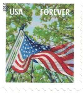 USPS Flags Forever Stamps Bundle: 100 Stamps (5 Books)