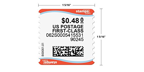 NetStamp Labels: 50 Sheets, 1250 Stamps