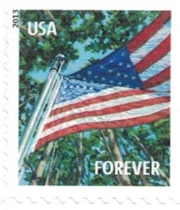 USPS Flags Forever Stamps Bundle: 100 Stamps (5 Books)