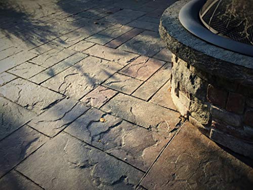 Walttools Ashler Notched Slate Concrete Stamp Set (8 Piece)