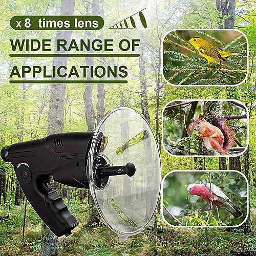 Bionic Ear Parabolic Microphone - 300FT Bird Observation