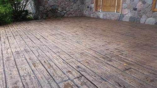 Realistic Hardwood Slab Concrete Stamp Set (8 Piece)