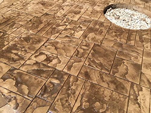 Walttools Ashler Notched Slate Concrete Stamp Set (8 Piece)