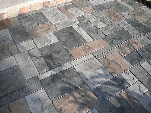 Walttools Ashler Notched Slate Concrete Stamp Set (8 Piece)