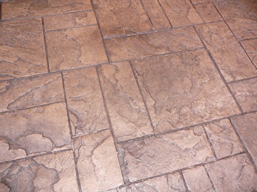 Walttools Ashler Notched Slate Concrete Stamp Set (8 Piece)