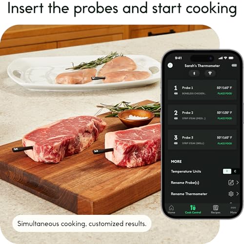 Wireless BBQ Grill Thermometer with Unlimited Range Bluetooth