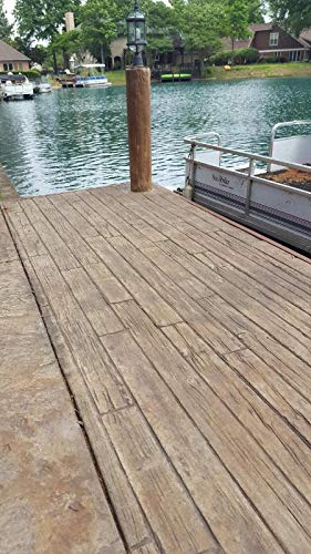 Realistic Hardwood Slab Concrete Stamp Set (8 Piece)