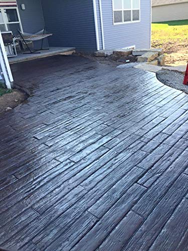 Realistic Hardwood Slab Concrete Stamp Set (8 Piece)