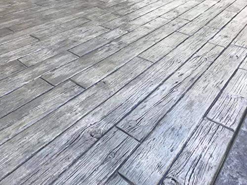 Realistic Hardwood Slab Concrete Stamp Set (8 Piece)