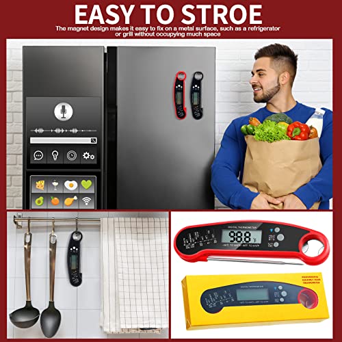 Leelosp Digital Meat Thermometer 3-Pack with Fast Read