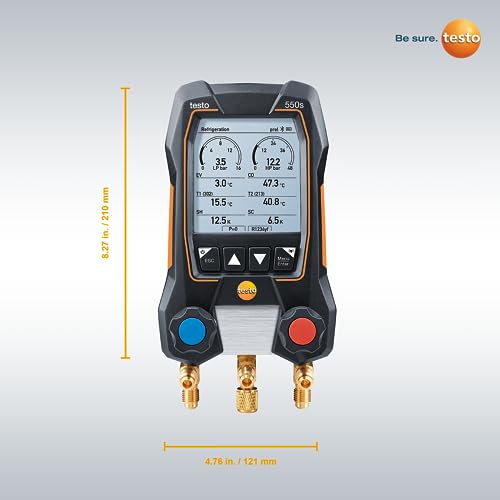 Testo 550s AC Manifold Gauge Set with Bluetooth