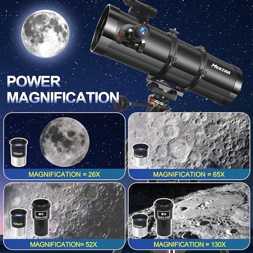 MEEZAA 150EQ Reflector Telescope Astronomy Bundle VIP