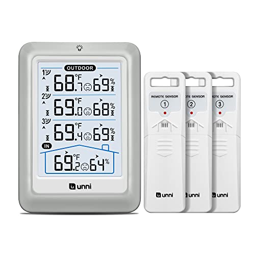 Wireless Indoor Outdoor Digital Thermometer with Hygrometer