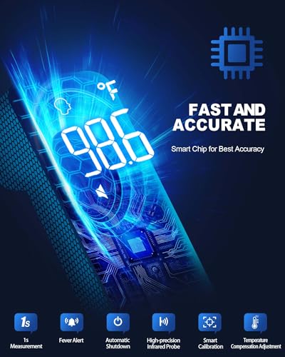 ANMEATE No-Touch Forehead Thermometer for Family, Infrared