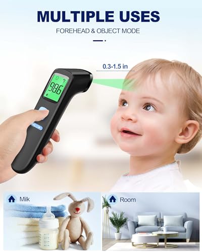 ANMEATE No-Touch Forehead Thermometer for Family, Infrared