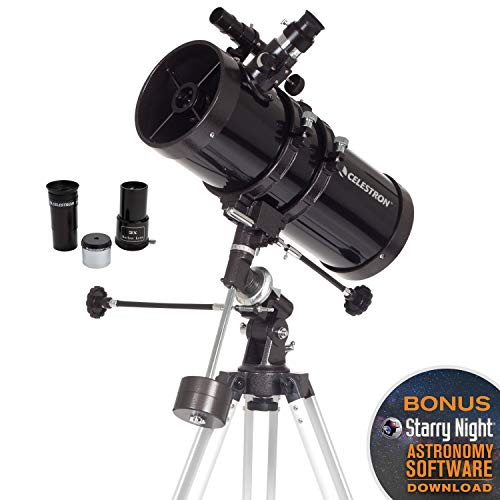 Celestron PowerSeeker 127EQ Telescope Bundle with Astronomy Software