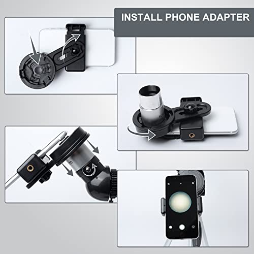 Kids & Adult Telescope with AZ Mount & Accessories