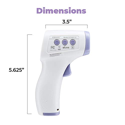 HoMedics Infrared Forehead Thermometer with High-Fever Alert