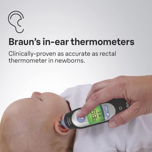 Braun ThermoScan 7 Digital Ear Thermometer - Black