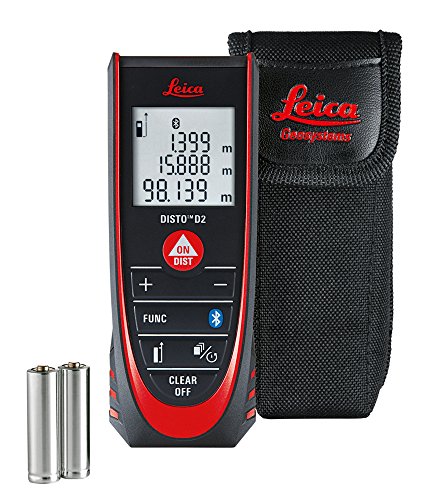 Leica DISTO D2 Bluetooth Laser Measure - Black/Red