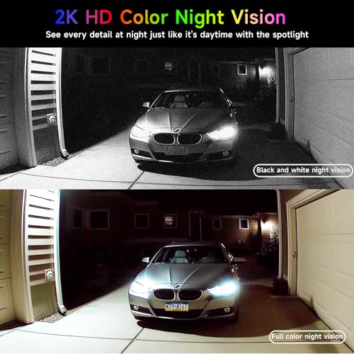 4 Pack Wireless Outdoor Security Cameras with AI Detection