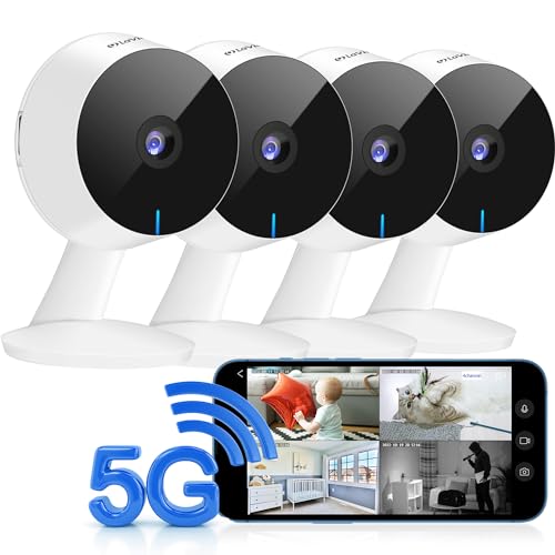 LaView 5G & 2.4GHz Security Cameras 4-Pack