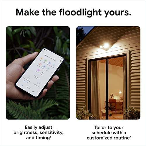Google Nest Cam Outdoor Floodlight Security Camera White
