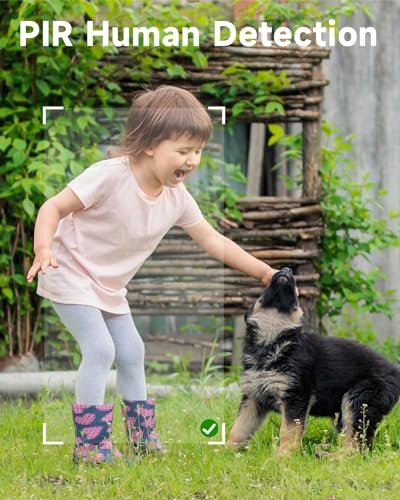 4 Pack Wireless Outdoor Security Cameras with AI Detection