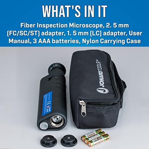 Jonard FIM-400 Fiber Optic Inspection Microscope Kit
