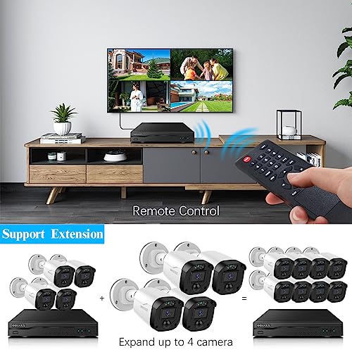 Full HD Security Camera System for Home Surveillance