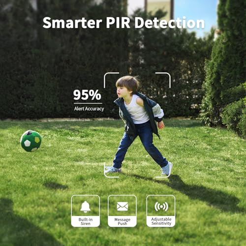 SEHMUA 2K Wireless Outdoor Security Cameras, 2 Pack