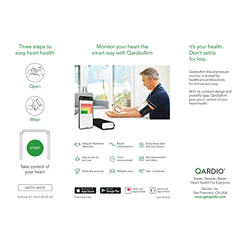 QardioArm Wireless Blood Pressure Monitor: Smart and Easy