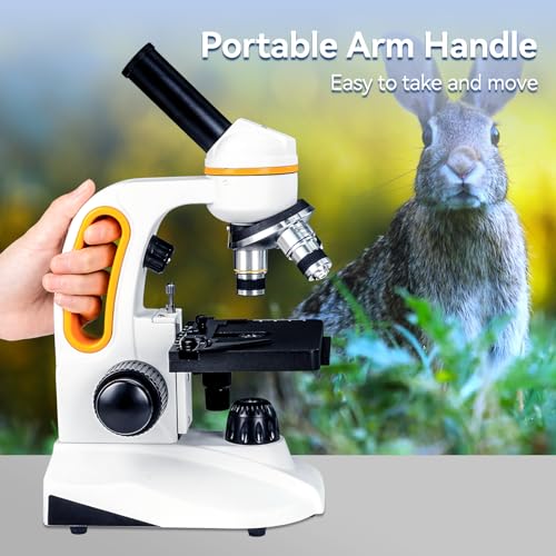 SVBONY SM202 Monocular Microscope 40X-2000X for Adults