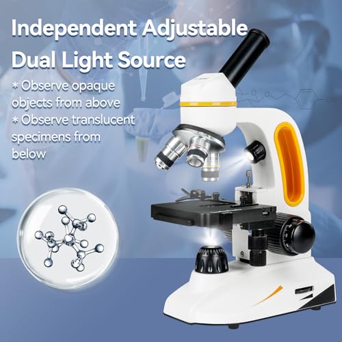 SVBONY SM202 Monocular Microscope 40X-2000X for Adults