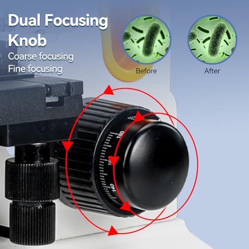 SVBONY SM202 Monocular Microscope 40X-2000X for Adults