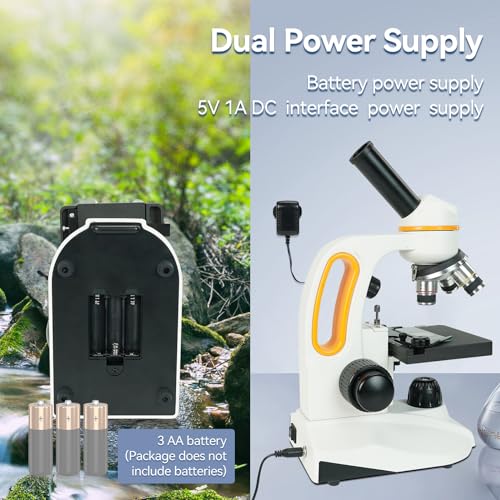 SVBONY SM202 Monocular Microscope 40X-2000X for Adults