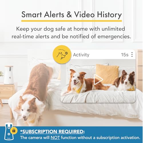 Furbo 360° Dog Camera + Dog Nanny: Smart Alerts