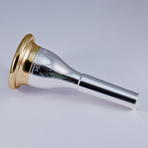 Luxury 24K Gold Rim Helleberg Tuba/Sousaphone Mouthpiece VIP