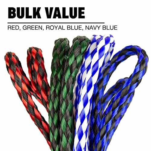 Braided Poly Slip Lead Dog Leash Bundle